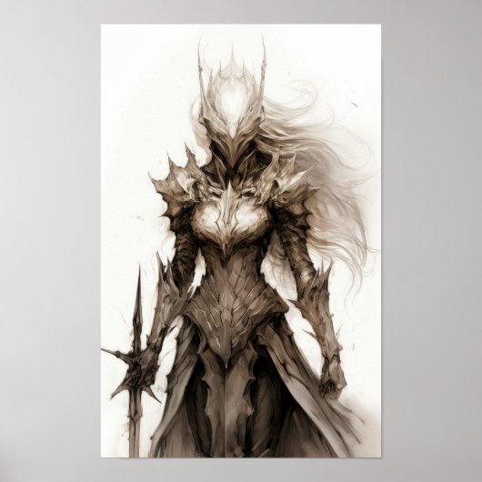 Warrior's Valor: Vrouw krijger mondig maken Poster (Voorkant)