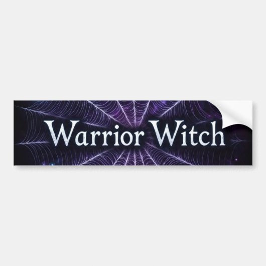 WarriorWitch Bumpersticker (Voorkant)