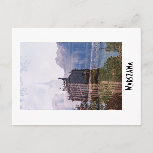 Warsaw Postcard Briefkaart (Voorkant)