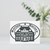 Warschau Briefkaart (Staand voorkant)