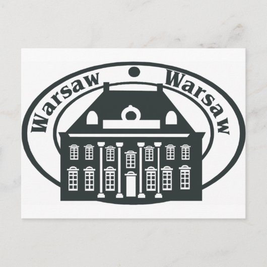 Warschau Briefkaart (Voorkant)