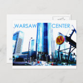 Warschau - Centrum Briefkaart (Voorkant / Achterkant)