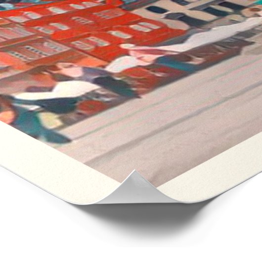 Warschau, de opkomende ster van Oost-Europa Poster (Hoek)