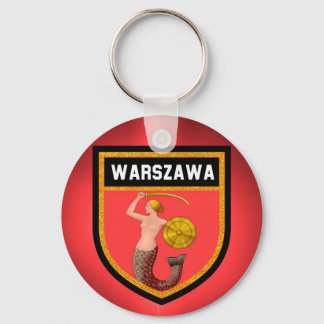 Warschau Flag Sleutelhanger