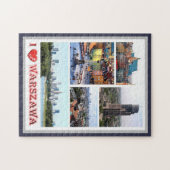 Warschau - I Love - Legpuzzel (Horizontaal)