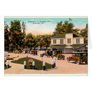 Warschau Indiana Entrance to Winona Lake