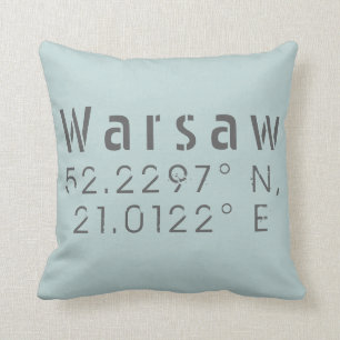 Warschau Latitude Kussen