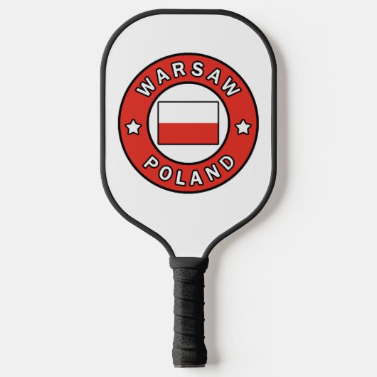Warschau Polen Pickleball Paddle (Voorkant)