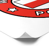 Warschau Polen Poster (Hoek)