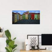 Warschau, Polen Poster (Thuiskantoor)