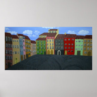 Warschau, Polen Poster