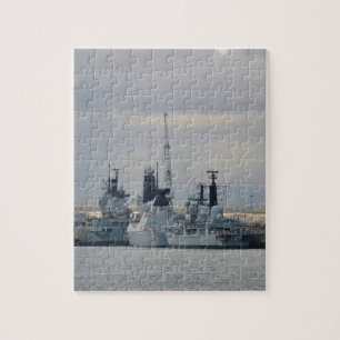 Warschepen in Portsmouth Legpuzzel