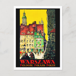 Warszawa - Polen Briefkaart