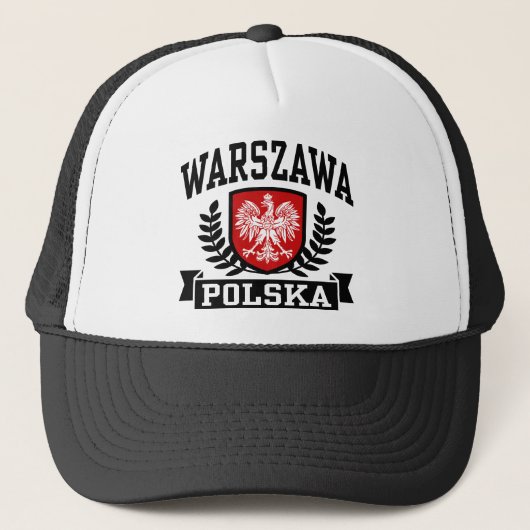 Warszawa Polska Trucker Pet (Voorkant)