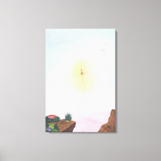 Wartercolor fantastische wereld een geweldig sproo canvas afdruk