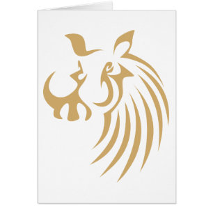 Warthog dans le style chic de dessin