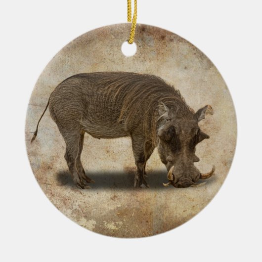 WARTHOG KERAMISCH ORNAMENT (Voorkant)