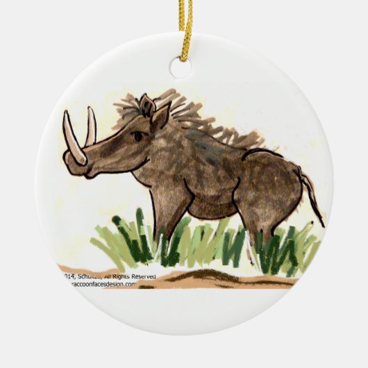 Warthog Ornament (Voorkant)