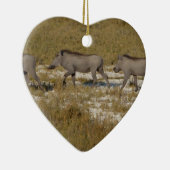 Warthog Parade Tom Wurl Keramisch Ornament (Rechts)