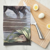 Warthog van Louis Sargent,  wilde dieren Theedoek (Quarter Fold)