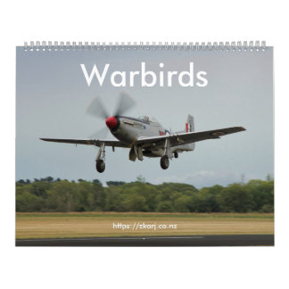 Warvogels — ZK-ARJ (grote maand van 2 pagina) Kale Kalender