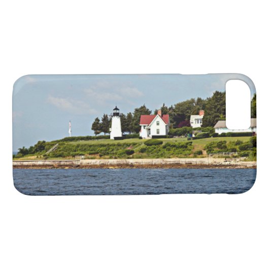 Warwick Neck Lighthouse, Rhode Island iPhone Case (Achterkant (Horizontaal))