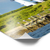 Warwick Neck Lighthouse, Rhode Island Photo Print Foto Afdruk (Hoek)