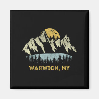Warwick New York Berg Zonsondergang Zonsopgang Ny  Magneet