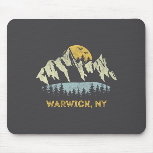 Warwick New York Mountain Sunset Sunrise Ny  Muismat (Voorkant)