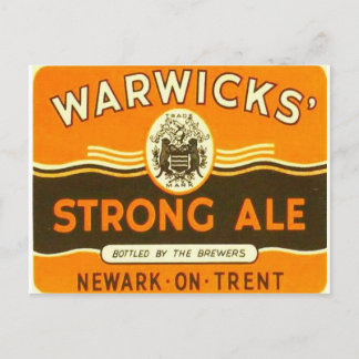 Warwick Strong Ale Briefkaart