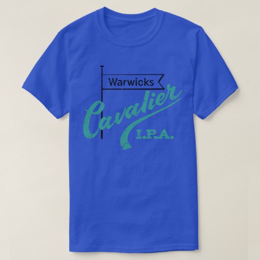 Warwicks Cavalier IPA T-shirt (Design voorkant)