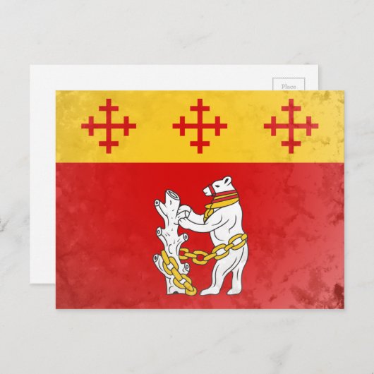 Warwickshire Briefkaart (Voorkant / Achterkant)
