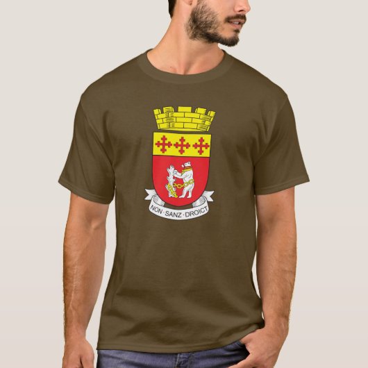 Warwickshire Coat of Arms T-shirt (Voorkant)