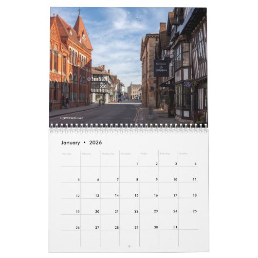 Warwickshire Kalender (Jan 2026)