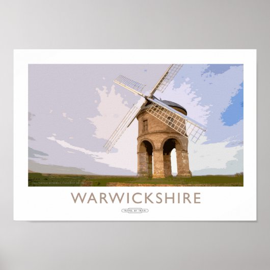 Warwickshire Railway Poster (Voorkant)