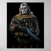 Warzone Ghost Poster (Voorkant)