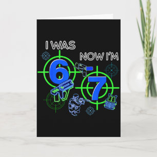Was 6 7 grappig 67 zes zeven meme laser tag verjaa kaart
