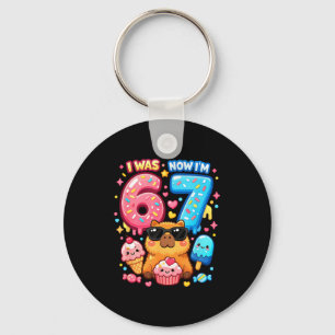 Was 6 7 verjaardag 67 meme capybara ijs kawaii sleutelhanger