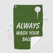 Was altijd je Balls Golf Funny Humor Golfhanddoek (Insitu)