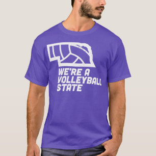 Was een volleybalstaat Nebraska T-shirt