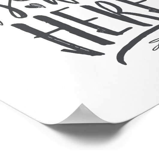 Was hier graag aanwezig zou zijn Huwelijks-herdenk Poster (Hoek)