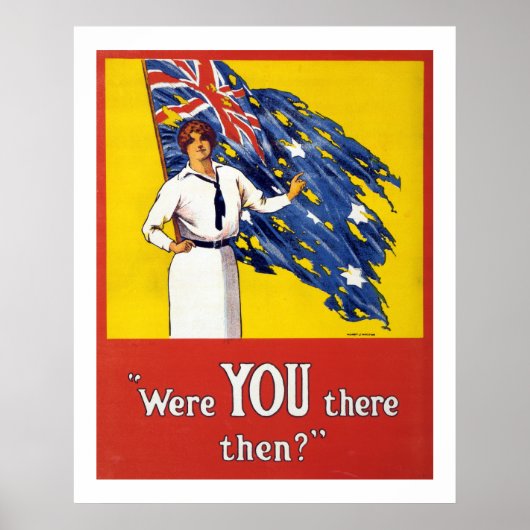 Was je daar toen? (wit) poster (Voorkant)