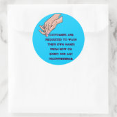 Was je eigen ronde sticker (Tas)