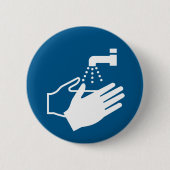 Was je handtekeningen ronde button 5,7 cm (Voorkant)