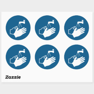 Was je handtekeningen ronde sticker