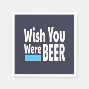 Was je maar BIER grappig Servet