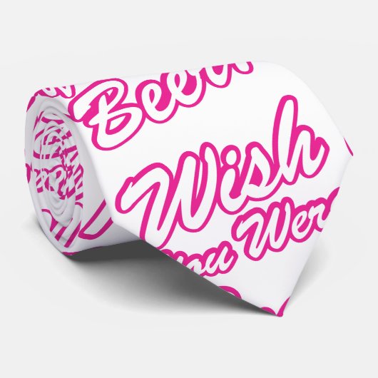 Was je maar bier! stropdas (Opgerold)