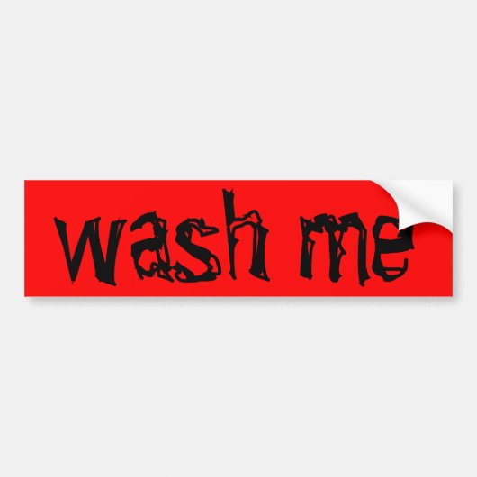 Was me bumpersticker (Voorkant)