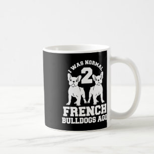 Was normaal 2 Franse bulldogs geleden Dierlijk Hon Koffiemok