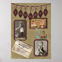 "was"-scrapbook afdrukken